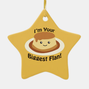 I'm your Biggest Flan Ceramic Tree Decoration