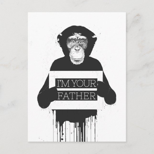 I'm your father postcard (Front)
