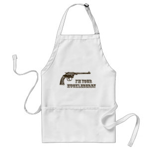 I'm Your Huckleberry Western Gun Standard Apron