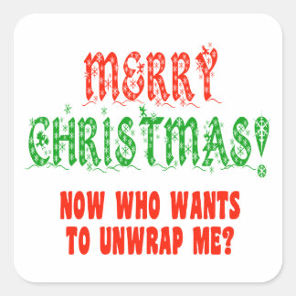 I'm Your Present Square Sticker
