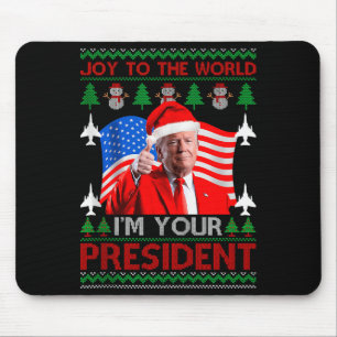 Im Your President 47th Trump 2024 Ugly Christmas S Mouse Mat