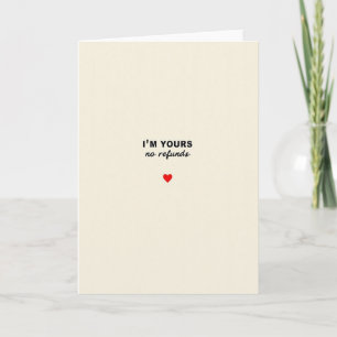 Im Yours Floral Mothers Day Card