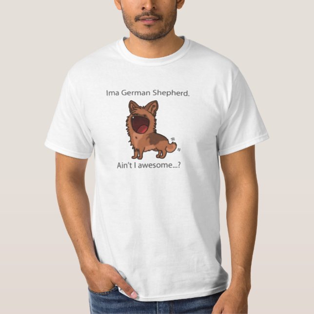 Ima German Shepherd t-shirt (Front)