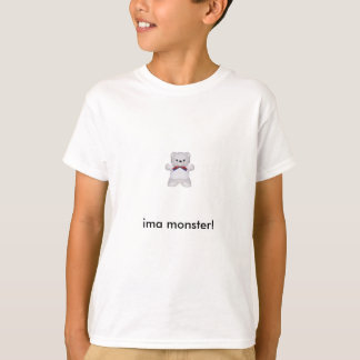 Ima monster T-shirt (white)