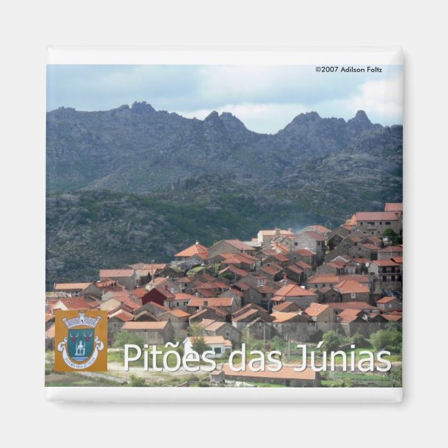Imã Pitões das Júnias Magnet (Front)