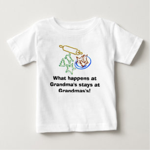 image2, What happens at Grandma's stays at Gran... Baby T-Shirt