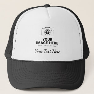 Image and Text Trucker Hat