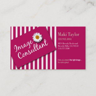 "Image Consultant II" - Fashion Stylist, Wardrober Business Card