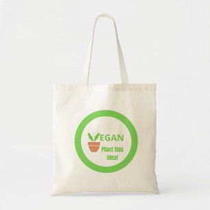 Image for vegans. tote bag