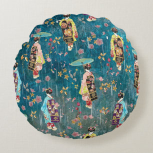 Image Geishas Round Cushion