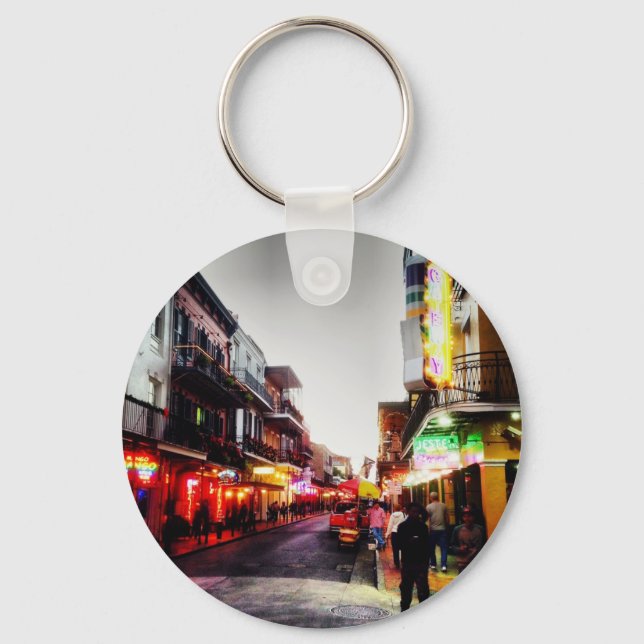 image.jpg New Orleans night life Key Ring (Front)