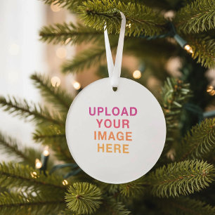 Image Logo Photo Simple Blank Ornament