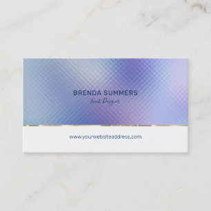 Image oBlue and purple shimmering iridescent glass Business Card