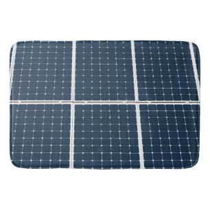 Image of a solar power panel funny bath mat