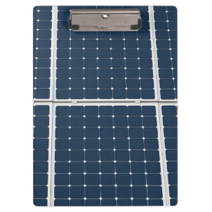 Image of a solar power panel funny clipboard