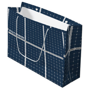Image of a solar power panel funny large gift bag