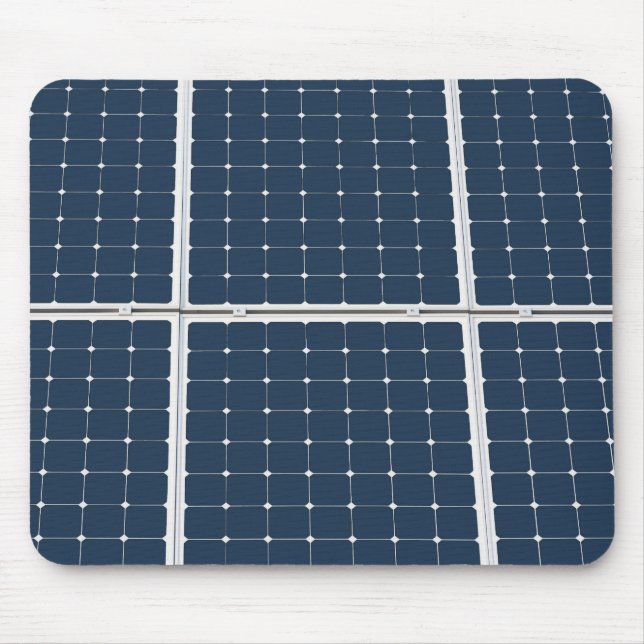 Image of a solar power panel funny mouse mat (Front)