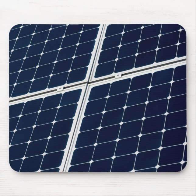 Image of a solar power panel funny mouse mat (Front)