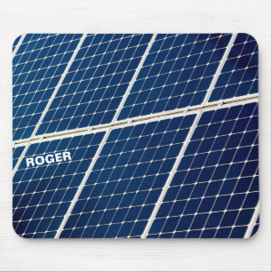 Image of a solar power panel funny mouse mat
