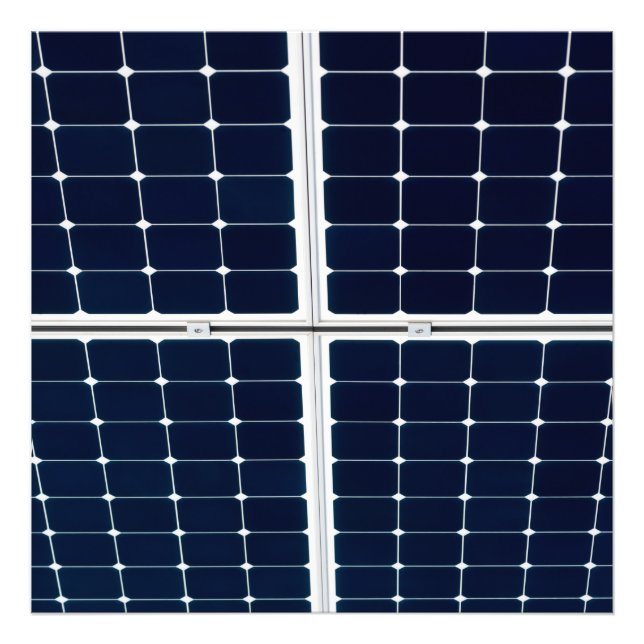 Image of a solar power panel funny photo print (Front)