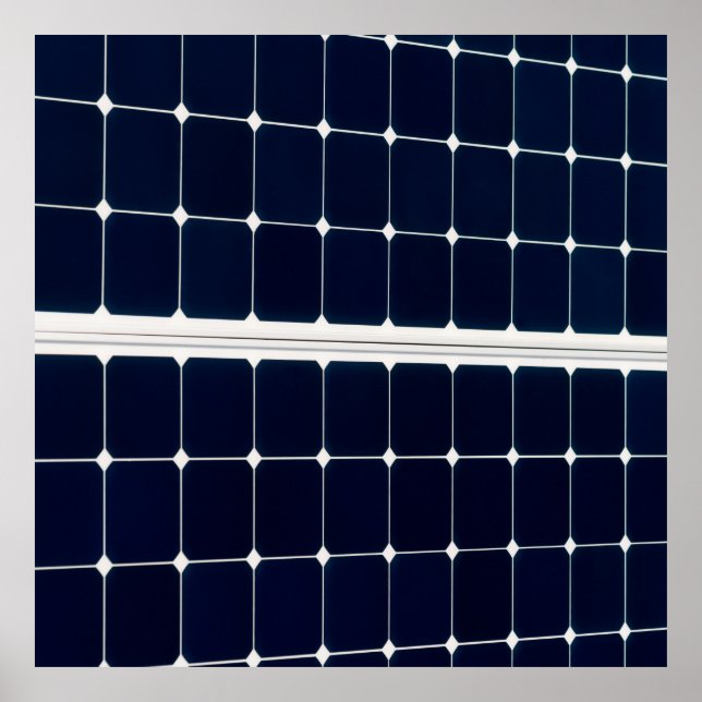 Image of a solar power panel funny poster (Front)
