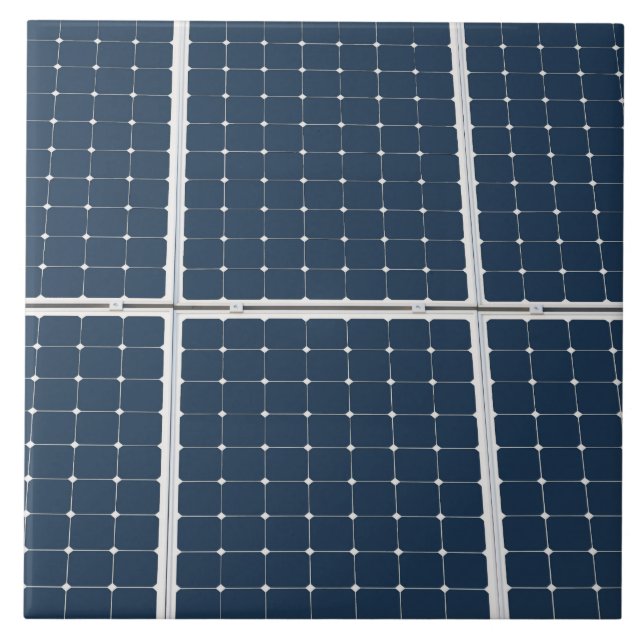 Image of a solar power panel funny tile (Front)