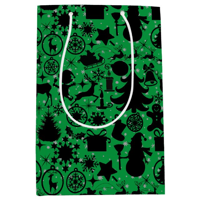 Image of Christmas Medium Gift Bag (Front)