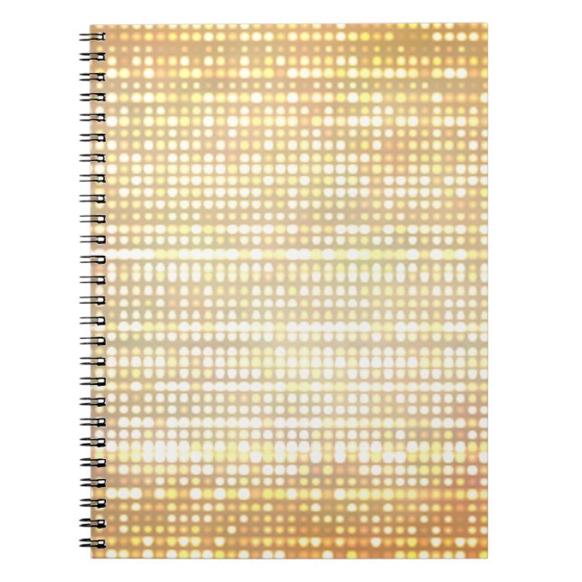 Image of defocused stadium lights. notebook (Front)