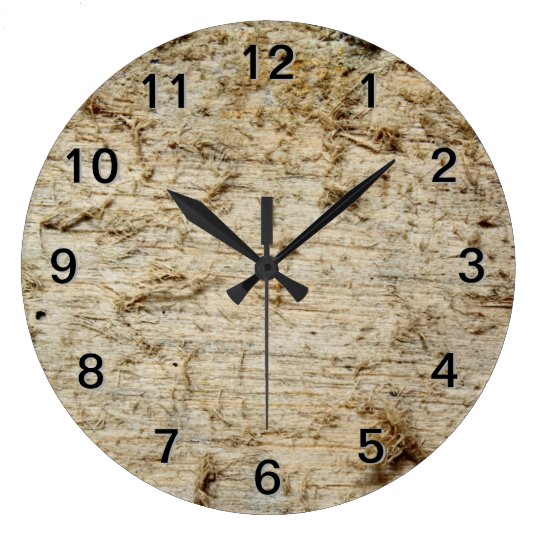 Image of Driftwood. Large Clock Zazzle.co.uk