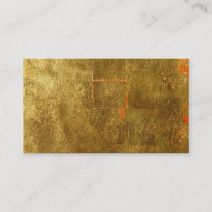 Image of Gold Leaf Surface, Unfinished Business Card