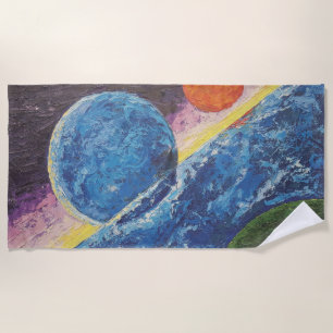 Image of my artwork Horizonte Beach Towel