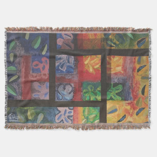 Image of my artwork The 4 seasons Throw Blanket