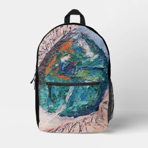 Image of my work Seeing Behind the Eyes Printed Backpack