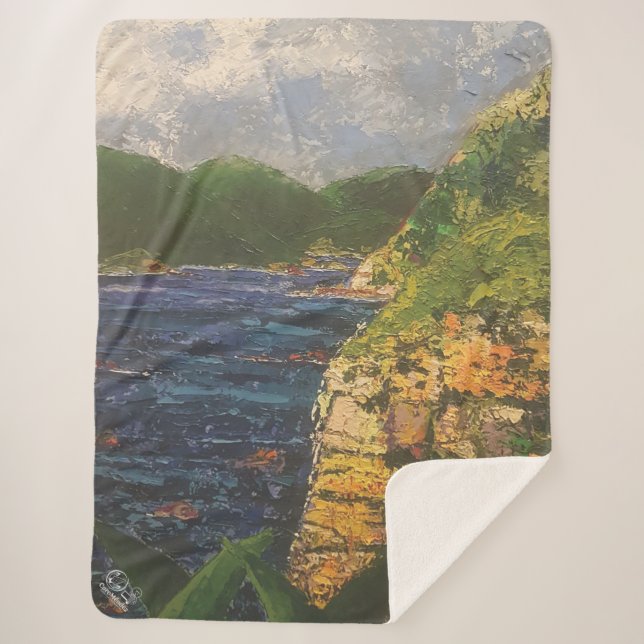Image of my work The Rock Sherpa Blanket (Front)