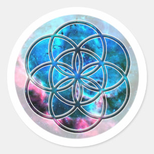 Image of number 7: the Seed of Life Classic Round Sticker