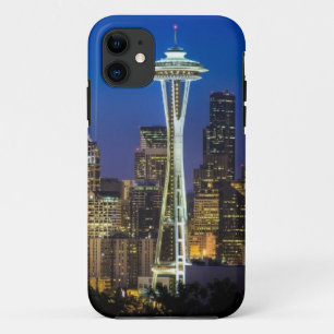 Image of Seattle Skyline in morning hours. iPhone 11 Case