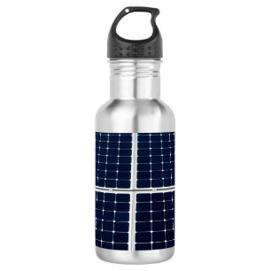 Image of solar power panel funny 532 ml water bottle