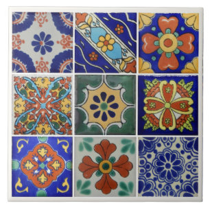 Image of Talavera Tile on 6 x 6 Ceramic Tile