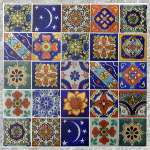 Image of Talavera Tile on 6 x 6 Ceramic Tile