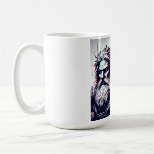  image of the gods zeus and odin togethe coffee mug