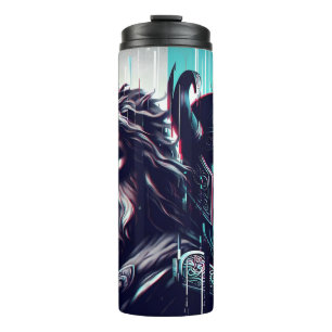  image of the gods zeus and odin togethe thermal tumbler