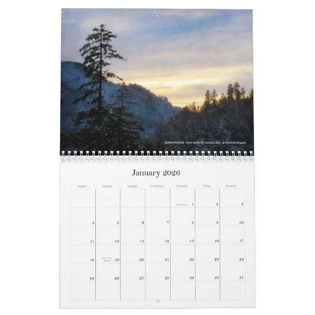 Image of the Great Smoky Mountains 2012 Calendar (Jan 2026)