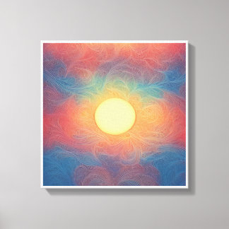 Image printed on canvas for beautiful colours, 1 print
