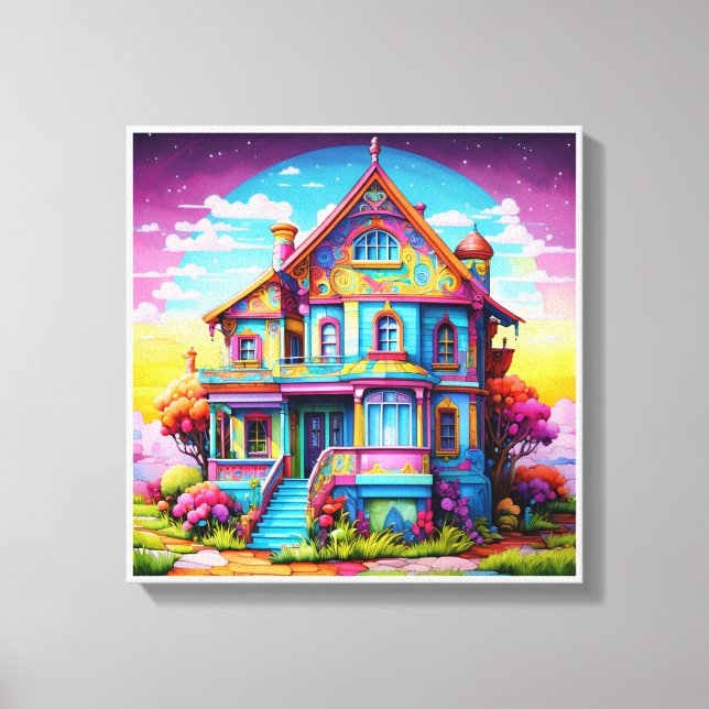 Image printed on canvas for beautiful colours, 201 print (Front)