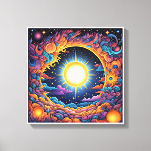 Image printed on canvas for beautiful colours, 204 print