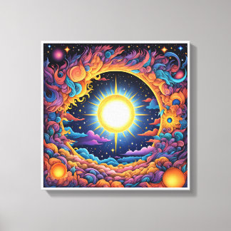 Image printed on canvas for beautiful colours, 204 print