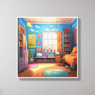 Image printed on canvas for beautiful colours, 46 print