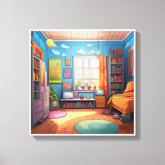Image printed on canvas for beautiful colours, 46 print