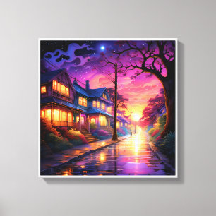 Image printed on canvas for beautiful colours, 80 print