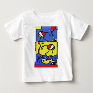 Image with fish modern art baby T-Shirt